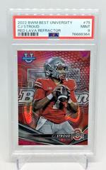 CJ Stroud [Red Lava] #75 Football Cards 2022 Bowman's Best University Prices