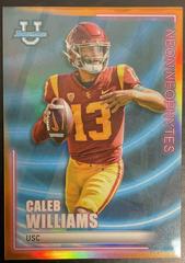Caleb Williams [Orange] Football Cards 2022 Bowman's Best University Neon Neophytes Prices