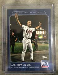 Cal Ripken Jr. Baseball Cards 2019 Topps 150 Years of Baseball Prices