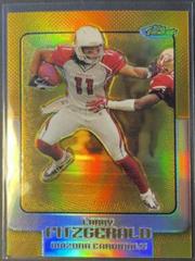 Larry Fitzgerald [Gold Refractor] #13 Football Cards 2006 Topps Finest Prices