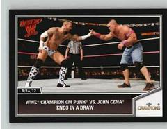 WWE Champion CM Punk vs. John Cena Ends in a Draw Wrestling Cards 2013 Topps Best of WWE Prices