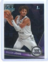 Dillon Jones [Black Shimmer] #1 Basketball Cards 2023 Bowman Chrome University Prices