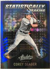 Corey Seager [Spectrum Blue] #SS-5 Baseball Cards 2022 Panini Absolute Statistically Speaking Prices