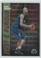 Kevin Garnett #FF07 Basketball Cards 2001 Topps Chrome Fast & Furious Prices