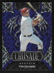 Tim Salmon [Blue Velocity] Baseball Cards 2023 Panini Chronicles Crusade Prices