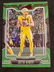 Justin Herbert [Red] Football Cards 2022 Panini Chronicles Draft Picks Playbook Prices