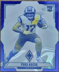 Puka Nacua [Blue] #CON-13 Football Cards 2023 Panini Phoenix Contours Prices