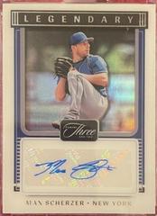 Max Scherzer Baseball Cards 2022 Panini Three and Two Legendary Signatures Prices
