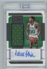 Robert Parish [Purple] Basketball Cards 2021 Panini One and One Jersey Autographs Prices