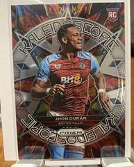 Jhon Duran #27 Soccer Cards 2023 Panini Prizm Premier League Kaleidoscopic Prices