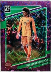 Guillermo Ochoa [Optic Purple Velocity] Soccer Cards 2021 Panini Donruss Road to Qatar Prices