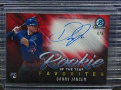 Danny Jansen [Red Refractor] Baseball Cards 2019 Bowman Chrome Rookie Autographs Prices