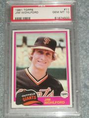 Jim Wohlford #11 Baseball Cards 1981 Topps Prices