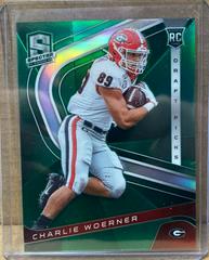 Charlie Woerner [Green Prizm] #24 Football Cards 2020 Panini Chronicles Draft Picks Spectra Prices
