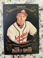 Greg Maddux #7 Baseball Cards 2021 Topps Allen & Ginter X Prices