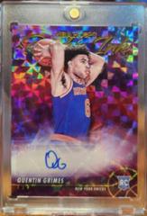 Quentin Grimes [Hyper Gold] Basketball Cards 2021 Panini Hoops Rookie Ink Autographs Prices