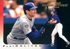 Paul Molitor Baseball Cards 1997 Pinnacle X Press Prices