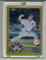 Roger Clemens [Gold Refractor] Baseball Cards 2003 Topps Chrome Prices