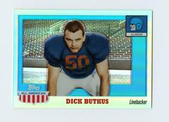 Dick Butkus [Chrome Refractor] #28 Football Cards 2005 Topps All American Prices