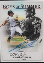 Ronald Acuna Jr. Baseball Cards 2022 Panini Chronicles Boys of Summer Autographs Prices