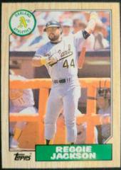 Reggie Jackson #52T Baseball Cards 1987 Topps Traded Prices
