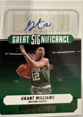 Grant Williams Basketball Cards 2022 Panini Hoops Great SIGnificance Autographs Prices
