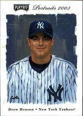 Drew Henson #80 Baseball Cards 2003 Playoff Portraits Prices