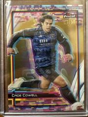 Cade Cowell [Gold Refractor] Soccer Cards 2023 Finest MLS Hologlow Prices