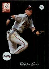 Chipper Jones #4 Baseball Cards 2001 Donruss Elite Prices