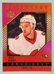 Josh Norris [Rainbow] Hockey Cards 2022 Upper Deck Honor Roll Prices