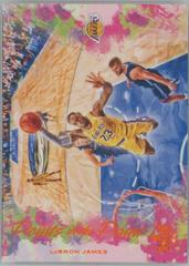 LeBron James [Citrine] Basketball Cards 2019 Panini Court Kings Points in the Paint Prices
