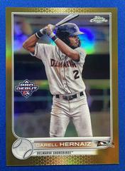 Darell Hernaiz [Gold Refractor] Baseball Cards 2022 Topps Pro Debut Chrome Prices