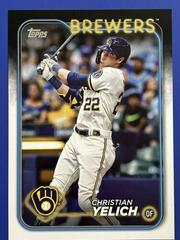 Christian Yelich #OTB-23 Baseball Cards 2024 Topps Oversized Prices