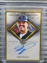 Mike Piazza #HAFA-MP Baseball Cards 2023 Topps Gilded Collection Gold Framed Hall of Famers Autographs Prices
