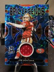 Joe Montana [Blue Neon] #6 Football Cards 2023 Panini Spectra Epic Legends Materials Prices