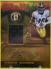 Diontae Johnson Football Cards 2022 Panini Gold Standard Good as Autographs Prices
