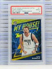 Luka Doncic [Gold] #1 Basketball Cards 2019 Panini Donruss Optic My House Prices