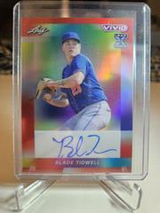 Blade Tidwell [Red Prismatic] #BA-BT1 Baseball Cards 2023 Leaf Vivid Autograph Prices