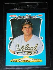Jose Canseco Baseball Cards 1990 Fleer Award Winners Prices