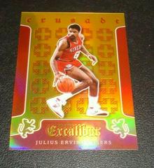 Julius Erving [Red] #81 Basketball Cards 2015 Panini Excalibur Crusade Prices