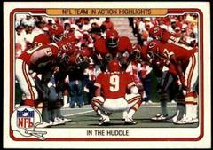 Kansas City Chiefs [In the Huddle] #80 Football Cards 1982 Fleer Team Action Prices