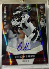 Brandon Graham [Mirror Red Autograph] #181 Football Cards 2010 Panini Certified Prices