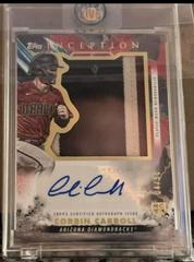 Corbin Carroll [Red] Baseball Cards 2023 Topps Inception Autograph Jumbo Patch Prices
