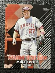 Mike Trout [Black] #WTTS-2 Baseball Cards 2022 Topps Welcome to the Show Prices