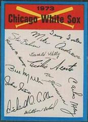 Chicago White Sox Baseball Cards 1973 Topps Team Checklist Prices