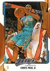 Chris Paul #100 Basketball Cards 2008 Upper Deck MVP Prices