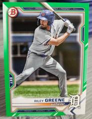 Riley Greene [Green] Baseball Cards 2021 Bowman Draft Prices
