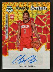 Chris Clemons [Orange] #RS-CCL Basketball Cards 2019 Panini Mosaic Rookie Scripts Prices