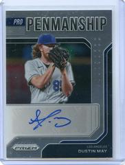 Dustin May #PP-DM Baseball Cards 2022 Panini Prizm Pro Penmanship Autographs Prices