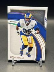 Aaron Donald [Gold] #49 Football Cards 2022 Panini Immaculate Collection Prices